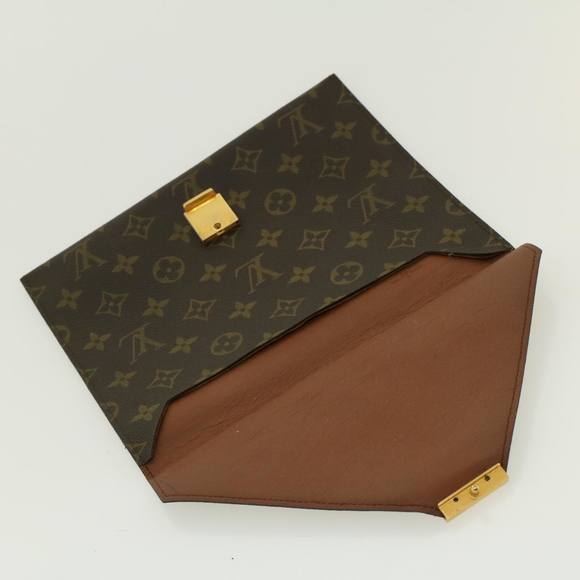 LOUIS VUITTON Monogram Posh Plate Briefcase M53522 LV Auth rd5007 - Picture 8 of 16